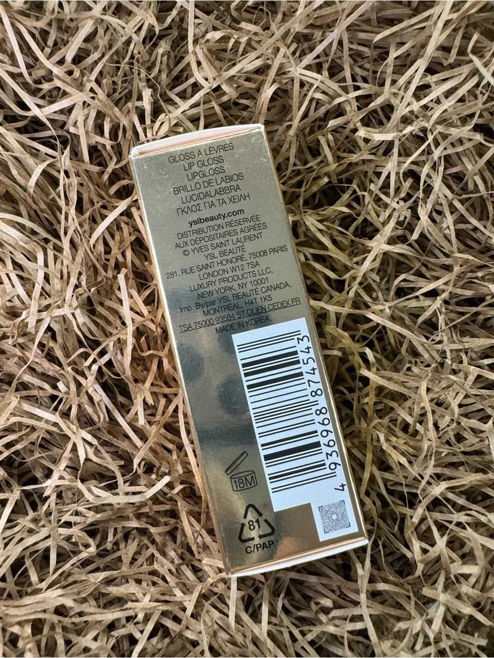 YSL Loveshine Plumping Lip Oil Gloss in 06 Espresso Stardust